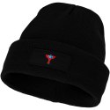 Czapka typu beanie Boreas z naszywką czarny