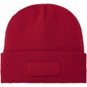 Czapka typu beanie Boreas z naszywką czerwony