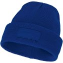 Czapka typu beanie Boreas z naszywką niebieski
