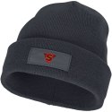 Czapka typu beanie Boreas z naszywką szary sztormowy