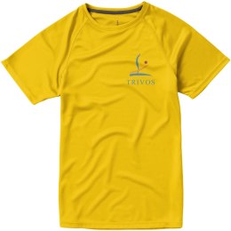 Damski T-shirt Niagara z krótkim rękawem z dzianiny Cool Fit odprowadzającej wilgoć żółty