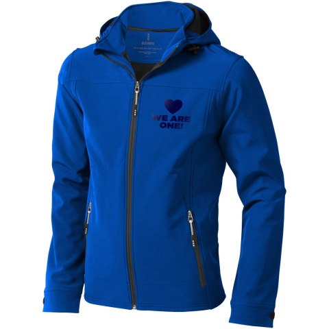 Męska kurtka softshell Langley niebieski Męska kurtka softshell Langley niebieski