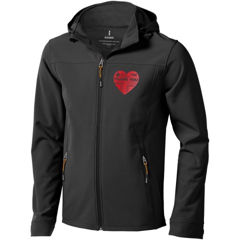 Męska kurtka softshell Langley antracyt Męska kurtka softshell Langley antracyt