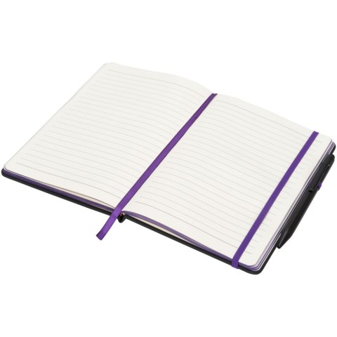 Średni notes Noir Edge czarny, fioletowy Średni notes Noir Edge czarny, fioletowy