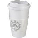 Americano® 350 ml tumbler with grip & spill-proof lid biały