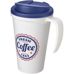 Americano® Grande 350 ml mug with spill-proof lid biały, niebieski