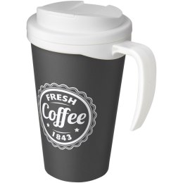 Americano® Grande 350 ml mug with spill-proof lid szary, biały