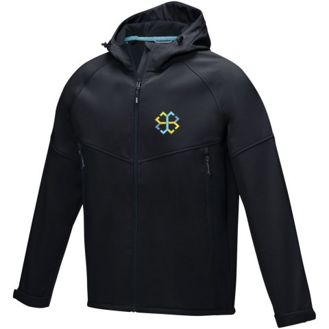 Męska kurtka softshell Coltan z materiałów z recyclingu z certyfikatem GRS czarny Męska kurtka softshell Coltan z materiałów z recyclingu z certyfikatem GRS czarny