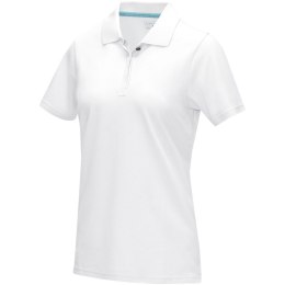 Damska organiczna koszulka polo Graphite z certyfikatem GOTS biały