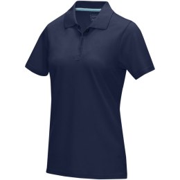 Damska organiczna koszulka polo Graphite z certyfikatem GOTS granatowy