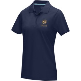 Damska organiczna koszulka polo Graphite z certyfikatem GOTS granatowy