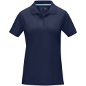 Damska organiczna koszulka polo Graphite z certyfikatem GOTS granatowy