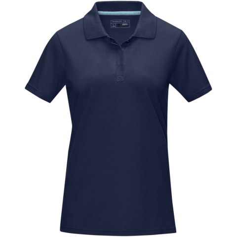 Damska organiczna koszulka polo Graphite z certyfikatem GOTS granatowy Damska organiczna koszulka polo Graphite z certyfikatem GOTS granatowy