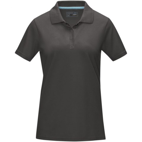 Damska organiczna koszulka polo Graphite z certyfikatem GOTS szary sztormowy Damska organiczna koszulka polo Graphite z certyfikatem GOTS szary sztormowy
