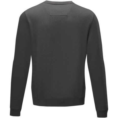 Męska organiczna bluza Jasper wykonana z GRS z recyclingu i posiadająca certyfikat GOTS szary sztormowy Męska organiczna bluza Jasper wykonana z GRS z recyclingu i posiadająca certyfikat GOTS szary sztormowy
