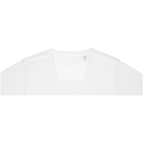 Zenon męska bluza z okrągłym dekoltem biały Zenon męska bluza z okrągłym dekoltem biały