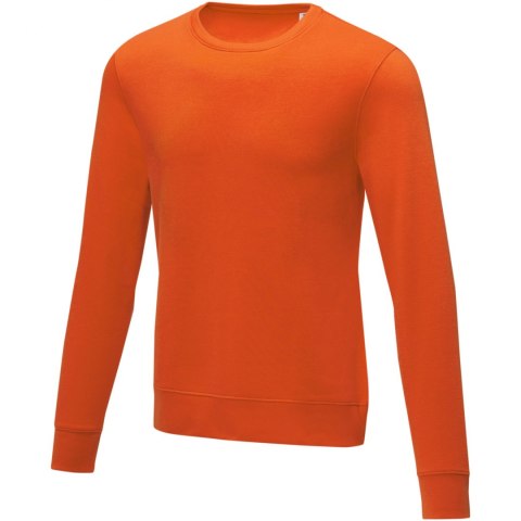 Zenon męska bluza z okrągłym dekoltem pomarańczowy Zenon męska bluza z okrągłym dekoltem pomarańczowy