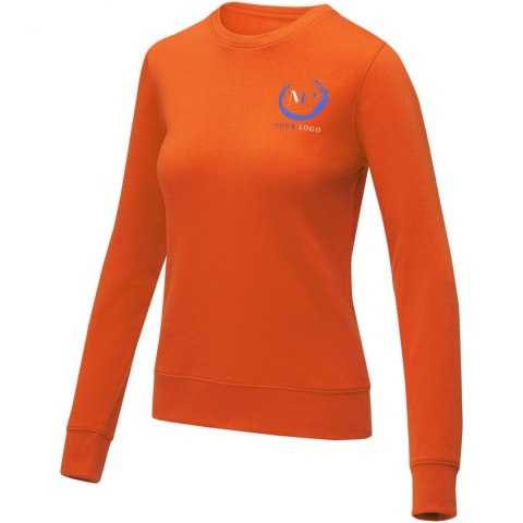 Zenon damska bluza z okrągłym dekoltem pomarańczowy Zenon damska bluza z okrągłym dekoltem pomarańczowy