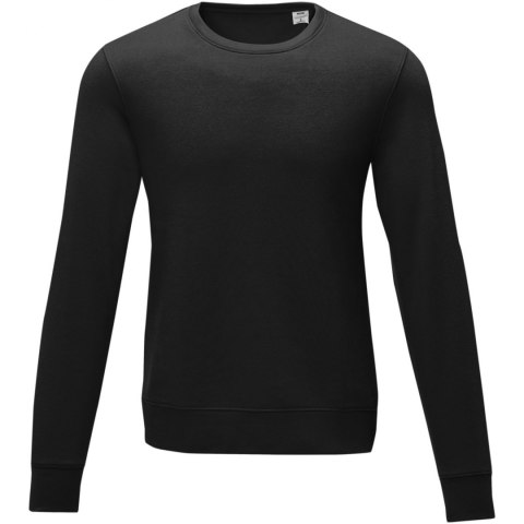 Zenon męska bluza z okrągłym dekoltem czarny Zenon męska bluza z okrągłym dekoltem czarny