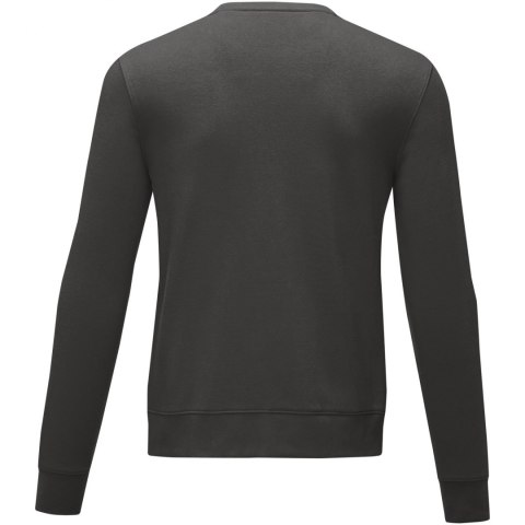 Zenon męska bluza z okrągłym dekoltem szary sztormowy Zenon męska bluza z okrągłym dekoltem szary sztormowy