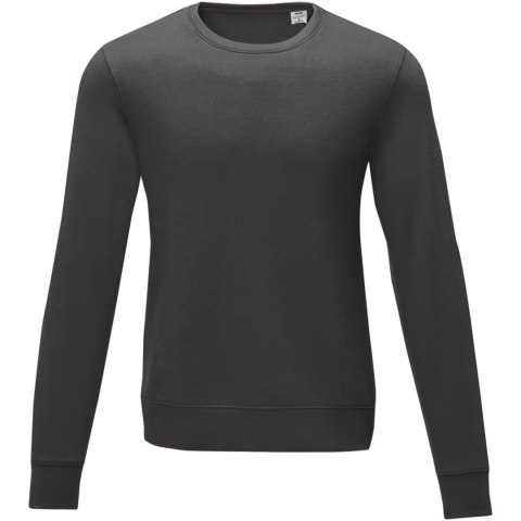 Zenon męska bluza z okrągłym dekoltem szary sztormowy Zenon męska bluza z okrągłym dekoltem szary sztormowy