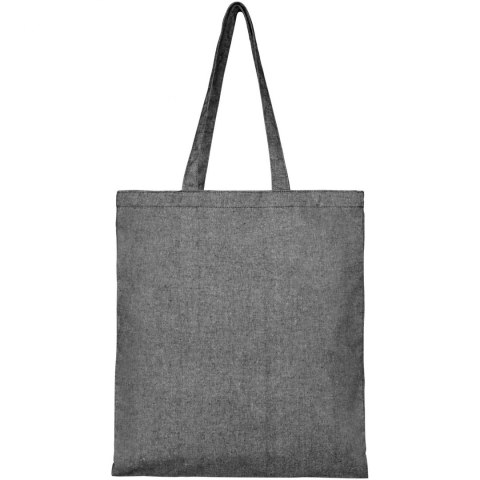 Torba na zakupy z recyklingu o gramaturze 210 g/m² Pheebs czarny melanż Torba na zakupy z recyklingu o gramaturze 210 g/m² Pheebs czarny melanż