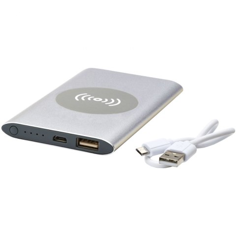 Juice bezprzewodowy powerbank 4000 mAh srebrny Juice bezprzewodowy powerbank 4000 mAh srebrny