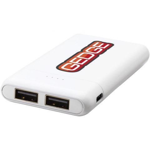 Odyssey powerbank o wysokiej gęstości energetycznej, 5000 mAh biały Odyssey powerbank o wysokiej gęstości energetycznej, 5000 mAh biały