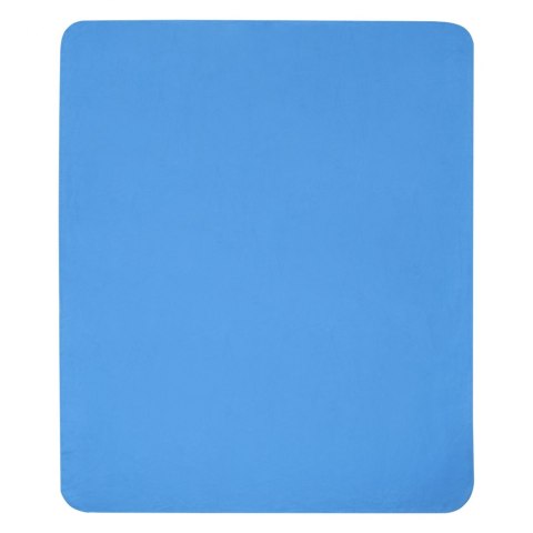 Koc polarowy z plastiku z recyklingu Willow niebieski Koc polarowy z plastiku z recyklingu Willow niebieski