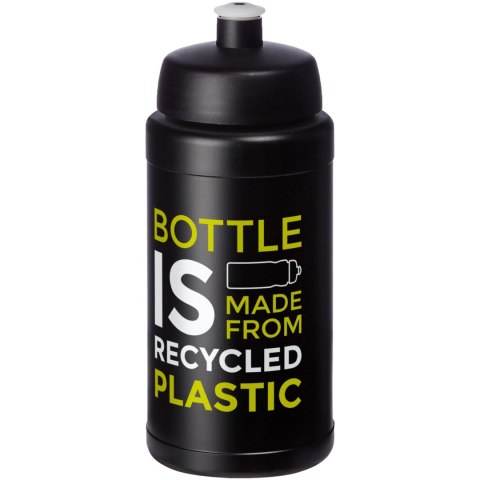 Baseline 500 ml butelka sportowa z recyklingu czarny Baseline 500 ml butelka sportowa z recyklingu czarny