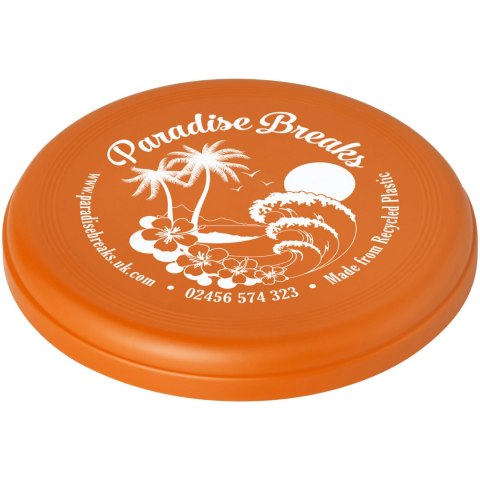 Crest frisbee z recyclingu pomarańczowy Crest frisbee z recyclingu pomarańczowy