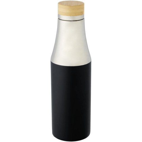 Hulan miedziana, próżniowo izolowana butelka o pojemności 540 ml z bambusową pokrywką czarny Hulan miedziana, próżniowo izolowana butelka o pojemności 540 ml z bambusową pokrywką czarny