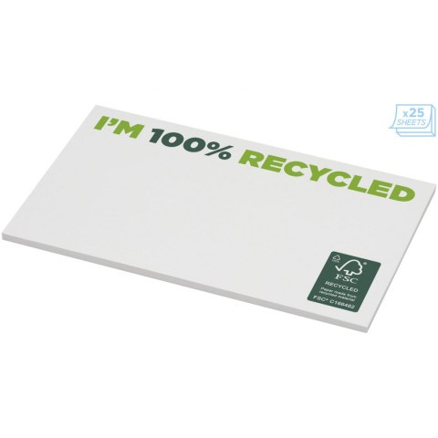 Karteczki samoprzylepne z recyklingu o wymiarach 127 x 75 mm Sticky-Mate® biały Karteczki samoprzylepne z recyklingu o wymiarach 127 x 75 mm Sticky-Mate® biały