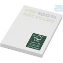 Karteczki samoprzylepne z recyklingu o wymiarach 50 x 75 mm Sticky-Mate® biały Karteczki samoprzylepne z recyklingu o wymiarach 50 x 75 mm Sticky-Mate® biały