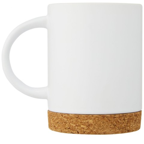 Neiva Kubek ceramiczny o pojemności 425 ml z korkową podstawą biały Neiva Kubek ceramiczny o pojemności 425 ml z korkową podstawą biały