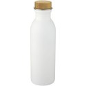 Bidon Kalix o pojemności 650 ml ze stali nierdzewnej biały