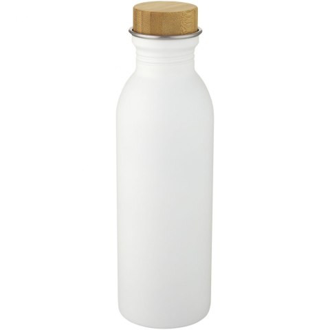 Bidon Kalix o pojemności 650 ml ze stali nierdzewnej biały Bidon Kalix o pojemności 650 ml ze stali nierdzewnej biały