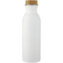 Bidon Kalix o pojemności 650 ml ze stali nierdzewnej biały