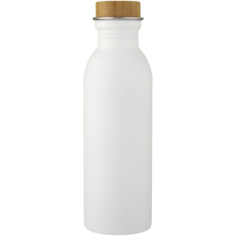 Bidon Kalix o pojemności 650 ml ze stali nierdzewnej biały Bidon Kalix o pojemności 650 ml ze stali nierdzewnej biały