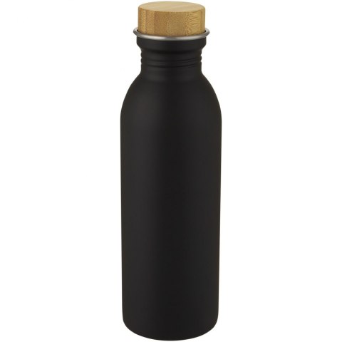 Bidon Kalix o pojemności 650 ml ze stali nierdzewnej czarny Bidon Kalix o pojemności 650 ml ze stali nierdzewnej czarny