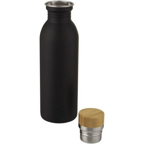 Bidon Kalix o pojemności 650 ml ze stali nierdzewnej czarny Bidon Kalix o pojemności 650 ml ze stali nierdzewnej czarny