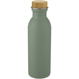 Bidon Kalix o pojemności 650 ml ze stali nierdzewnej zielony melanż