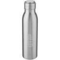 Bidon ze stali nierdzewnej Harper o pojemności 700 ml z metalową pętelką srebrny