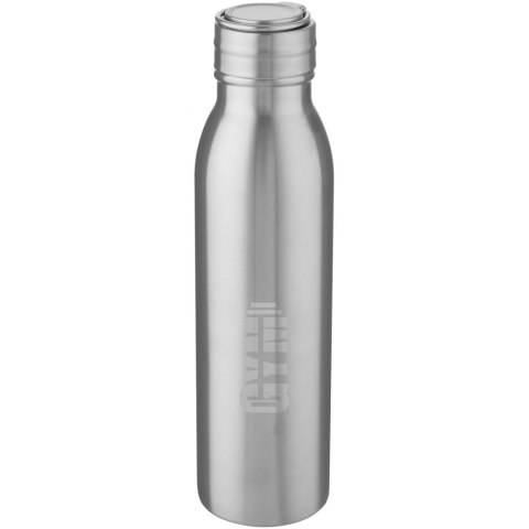Bidon ze stali nierdzewnej Harper o pojemności 700 ml z metalową pętelką srebrny Bidon ze stali nierdzewnej Harper o pojemności 700 ml z metalową pętelką srebrny