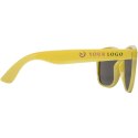 Okulary przeciwsłoneczne z plastiku PET z recyklingu Sun Ray żółty