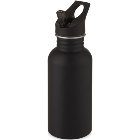 Bidon Lexi ze stali nierdzewnej o pojemności 500 ml czarny Bidon Lexi ze stali nierdzewnej o pojemności 500 ml czarny