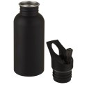 Bidon Lexi ze stali nierdzewnej o pojemności 500 ml czarny Bidon Lexi ze stali nierdzewnej o pojemności 500 ml czarny
