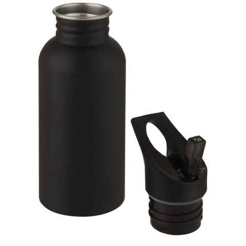 Bidon Lexi ze stali nierdzewnej o pojemności 500 ml czarny Bidon Lexi ze stali nierdzewnej o pojemności 500 ml czarny