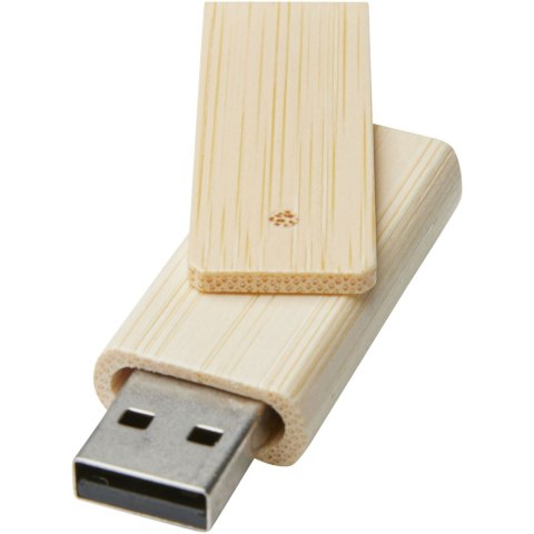 Pamięć USB Rotate o pojemności 16 GB wykonana z bambusa beżowy