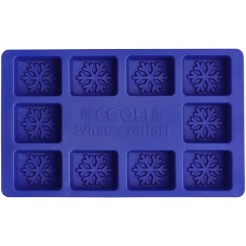 Personalizowana tacka do kostek lodu Chill niebieski Personalizowana tacka do kostek lodu Chill niebieski